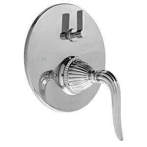E-Mini Thermostatic - Integrated Round Plate - Trim only with Jefferson Elite handle