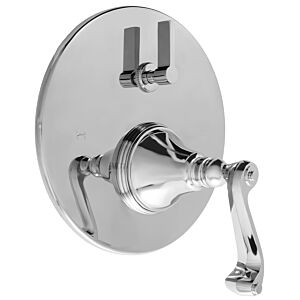 E-Mini Thermostatic - Integrated Round Plate - Trim only with Charlotte handle