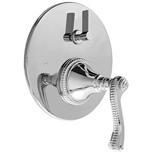 E-Mini Thermostatic - Integrated Round Plate - Trim only with Charlotte Elite handle