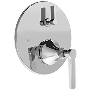 E-Mini Thermostatic - Integrated Round Plate - Trim only with Stella handle