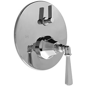 E-Mini Thermostatic - Integrated Round Plate - Trim only with Windham handle