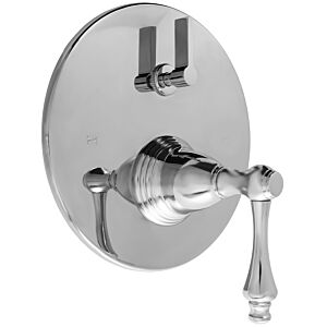 E-Mini Thermostatic - Integrated Round Plate - Trim only with Montreal handle