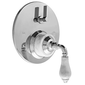 E-Mini Thermostatic - Integrated Round Plate - Trim only with Venezia handle