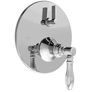 E-Mini Thermostatic - Integrated Round Plate - Trim only with Huntington handle