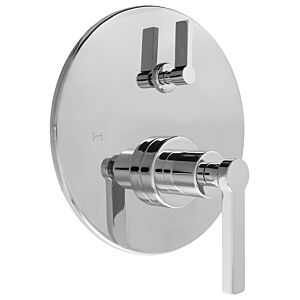  E-Mini Thermostatic - Integrated Round Plate - Trim only with Carina handle