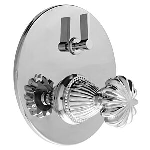  E-Mini Thermostatic - Integrated Round Plate - Trim only with Madison Elite handle