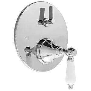 E-Mini Thermostatic - Integrated Round Plate - Trim only with New Hampton handle