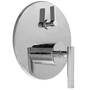 E-Mini Thermostatic - Integrated Round Plate - Trim only with Palermo handle