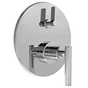 E-Mini Thermostatic - Integrated Round Plate - Trim only with Polaris II handle