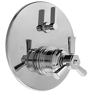 E-Mini Thermostatic - Integrated Round Plate - Trim only with Regent X Handle