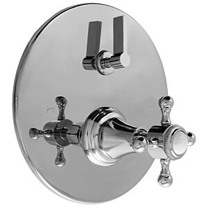  E-Mini Thermostatic - Integrated Round Plate - Trim only with St. Michele handle