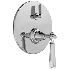 E-Mini Thermostatic - Integrated Round Plate - Trim only with Loire handle