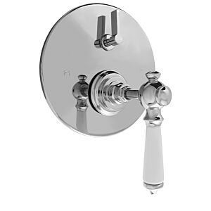 E-Mini Thermostatic - Integrated Round Plate - Trim only with Waldorf handle