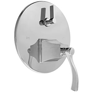 E-Mini Thermostatic - Integrated Round Plate - Trim only with Maya handle