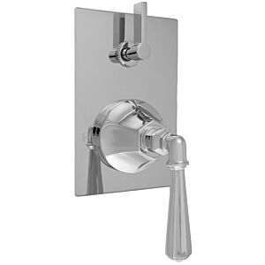 E-Mini Thermostatic - Integrated Rectangle Plate - Trim only with Windham handle