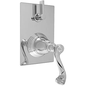 E-Mini Thermostatic - Integrated Rectangle Plate - Trim only with Hampshire handle