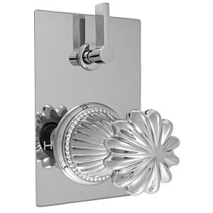  E-Mini Thermostatic - Integrated Rectangle Plate - Trim only with Madison Elite handle