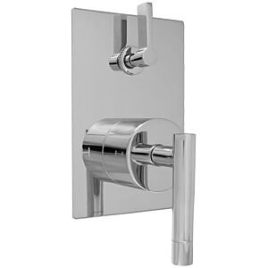 E-Mini Thermostatic - Integrated Rectangle Plate - Trim only with Palermo handle