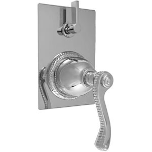 E-Mini Thermostatic - Integrated Rectangle Plate - Trim only with Siena handle