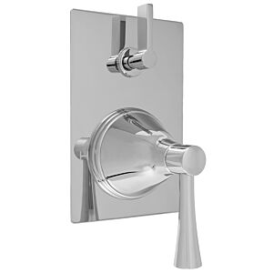 E-Mini Thermostatic - Integrated Rectangle Plate - Trim only with Chicago handle