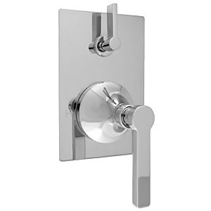 E-Mini Thermostatic Trim - Integrated Rectangle Plate with Capella Handle