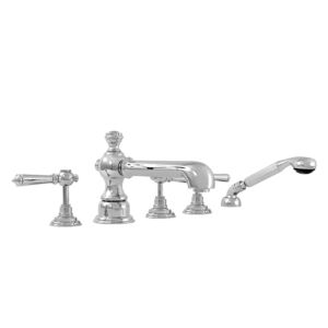 1800 Series Roman Tub Set with Diverter Handshower and Ascot Handle (available as trim only P/N: 1.187793T)