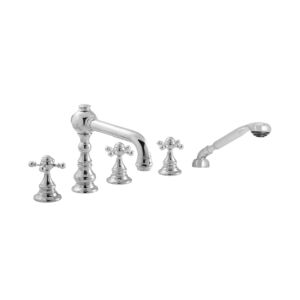 2700 Series Roman Tub Set with Diverter Handshower with Tremont X Handle (available as trim only P/N: 1.276293T)