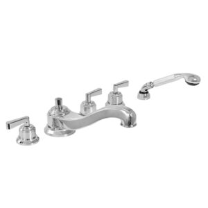 620 Series Roman Tub Set with Diverter Handshower and Moderne Handle (available as trim only P/N: 1.629393T)