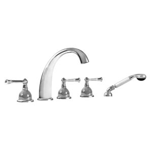 800 Series Roman Tub Set with Diverter Handshower and Siena Handle (available as trim only P/N: 1.807993T)