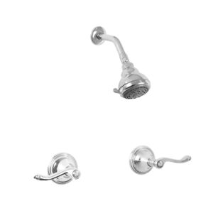 Two Valve Shower Set with Charlotte Elite Handle (available as trim only P/N: 1.000542T)