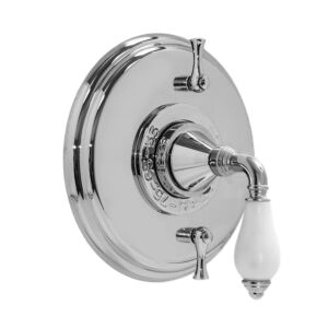 1/2" Thermostatic Shower Set with Venezia Handle and Two Volume Controls (available as trim only P/N: 1.002596.V2T)