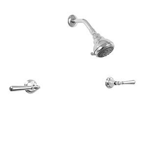 Two Valve Shower Set with Loire Handle
