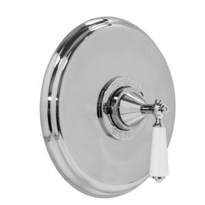 3/4" Thermostatic Shower Set - Deluxe Plate with Orleans Handle