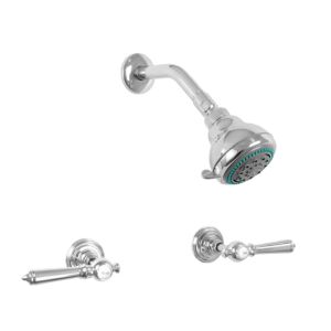 Two Valve Shower Set with Ascot Handle 