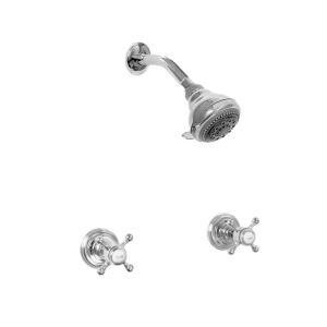 Two Valve Shower Set with Sussex Handle