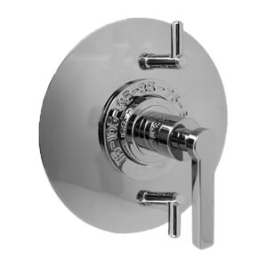 Thermostatic Contemporary Shower Set with Capella Handle and Two Volume Controls