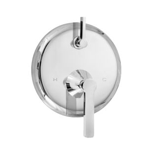E-Mini Thermostatic - Integrated Round Plate - Trim only with Stella handle