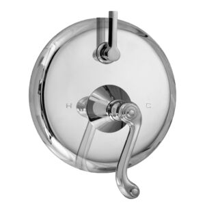 E-Mini Thermostatic - Integrated Round Plate - Trim only with Hampshire handle