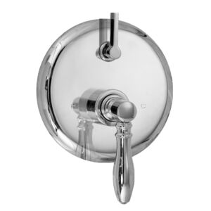 E-Mini Thermostatic - Integrated Round Plate - Trim only with Huntington handle