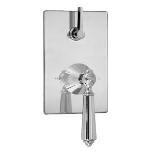 E-Mini Thermostatic - Integrated Rectangle Plate - Trim only with Monte Carlo handle