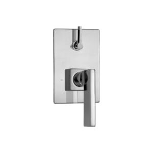 E-Mini Thermostatic - Integrated Rectangle Plate - Trim only with Stixx handle
