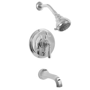 300 Series Pressure Balance Tub and Shower Set with Windham Handle (available as trim only P/N: 1.301068T)