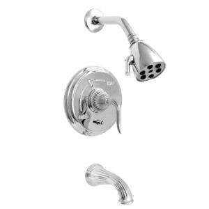 3200 Series Pressure Balance Tub and Shower Set with Jefferson Elite II Handle (available as trim only P/N: 1.320268DT)