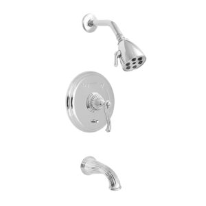 3200 Series Pressure Balance Tub and Shower Set with Devon Handle (available as trim only P/N: 1.324568DT)