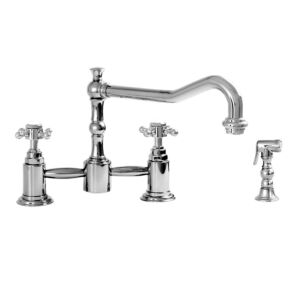 Pillar Kitchen Faucet and Hand Spray with St. Michel Handle (available with most Sigma handles)