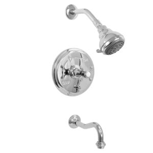 350 Series Pressure Balance Tub and Shower Set with St. Michel Handle (available as trim only P/N: 1.355568T)