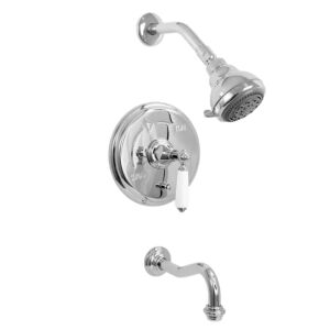 350 Series Pressure Balance Tub and Shower Set with Orleans Handle (available as trim only P/N: 1.355768T)