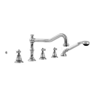 350 Series Roman Tub Set with Diverter Handshower and Orleans Handle (available as trim only P/N: 1.355793T)