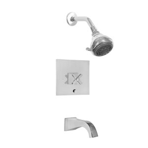 510 Series Pressure Balance Tub and Shower Set with Lira handle (available as trim only P/N: 1.518268MT) 