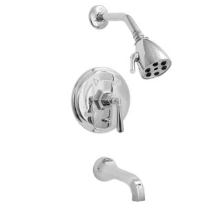 720 Series Pressure Balance Tub and Shower Set with Valencia Handle (available as trim only P/N: 1.727468T)